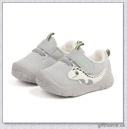 Soft, comfortable toddler shoes in cartoon designs for active play and adventures