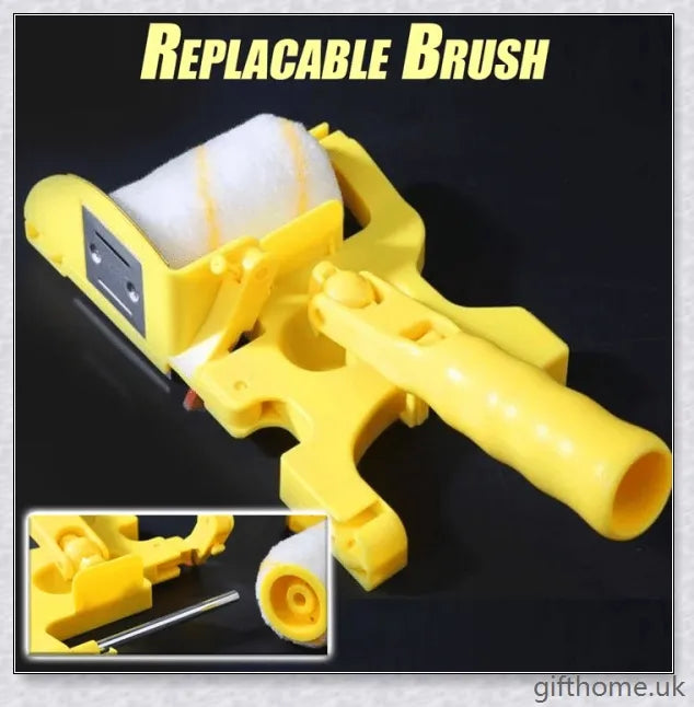 Premium Clean Cut Paint Edger Roller with a smooth shield, precision brush, and high-quality roller for effortless, professional-grade paint edges