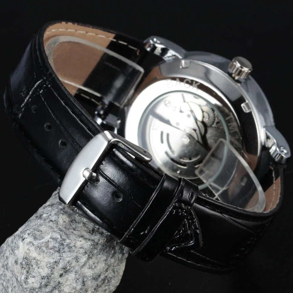 Premium mechanical wristwatch with a sleek, classic British design and durable construction