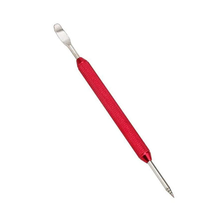 Premium stainless steel latte art pen with double-ended design for creating intricate coffee art patterns