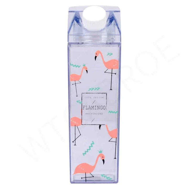 Premium transparent water bottle made with eco-friendly materials, featuring a crystal-clear design and durable construction for everyday hydration