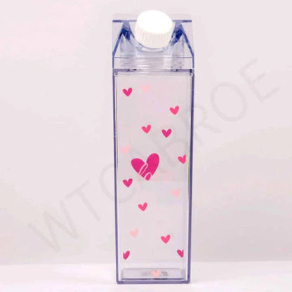 Premium transparent water bottle made with eco-friendly materials, featuring a crystal-clear design and durable construction for everyday hydration