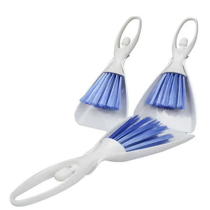 Premium Cage Cleaning Set with Brush and Dustpan for Small Pets