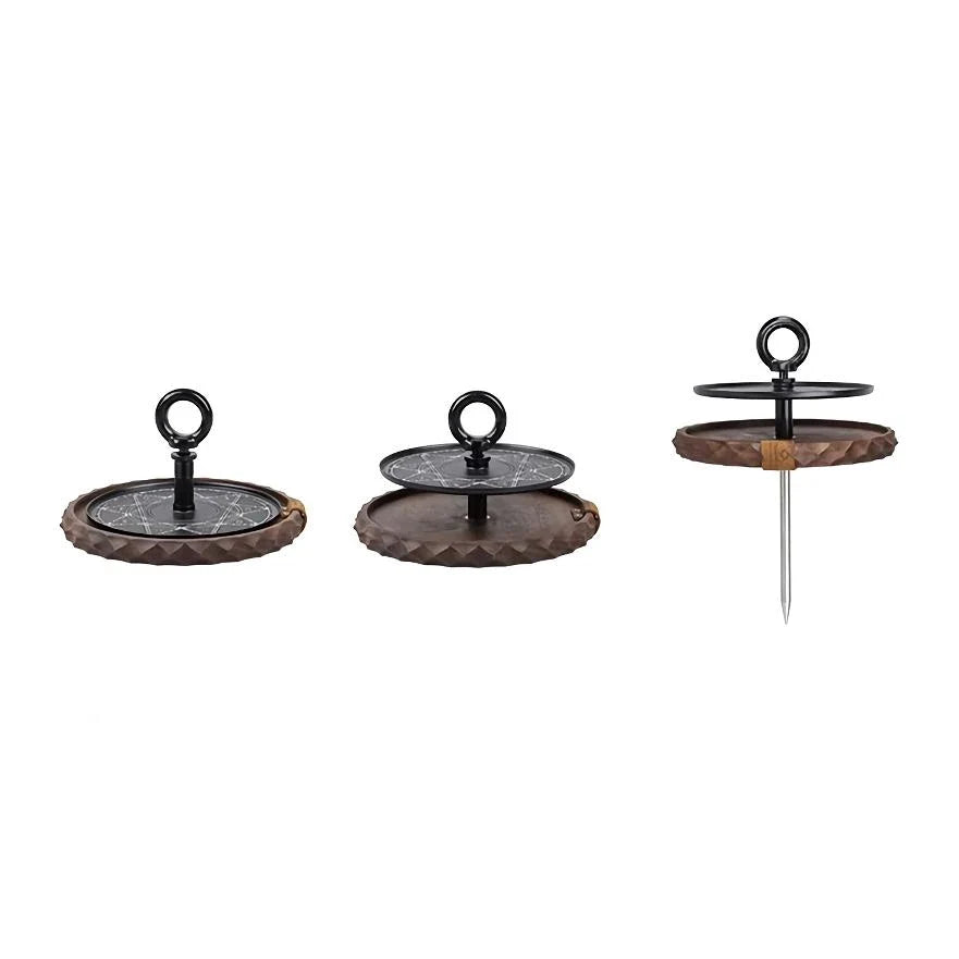 Premium Outdoor Mosquito Coil Tray in White Oak with elegant wooden design for stylish mosquito protection