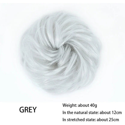 Messy Chignon Donut Hair Bun Pad in Fawn Brown, a versatile hair accessory that provides effortless elegance