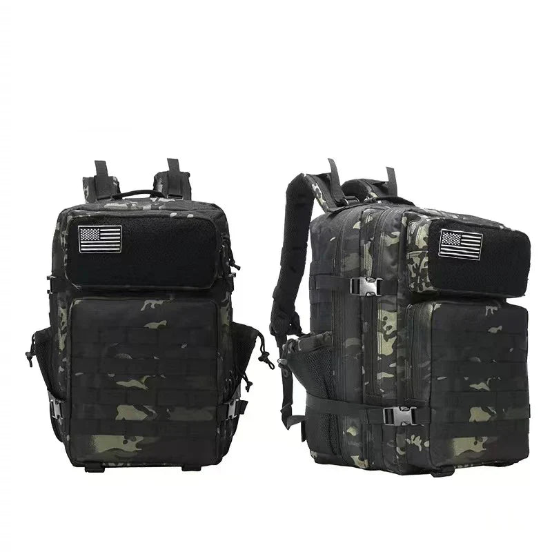Premium Oxford Waterproof Backpack for Men with Large 45-Litre Capacity, Durable Construction, and Multiple Compartments