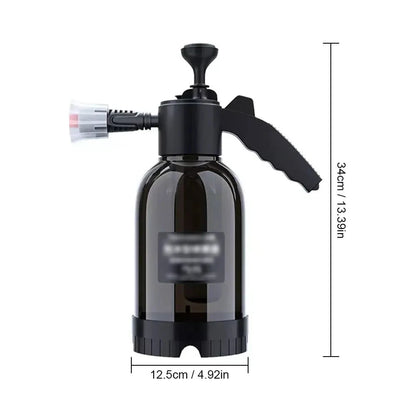 Premium 2L High-Pressure Car Wash & Garden Foam Sprayer with ergonomic design and hands-free spraying capabilities