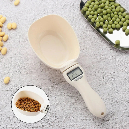 Premium Pet Food Measuring Scoop with Digital Display for Precise Portion Control and Easy Feeding