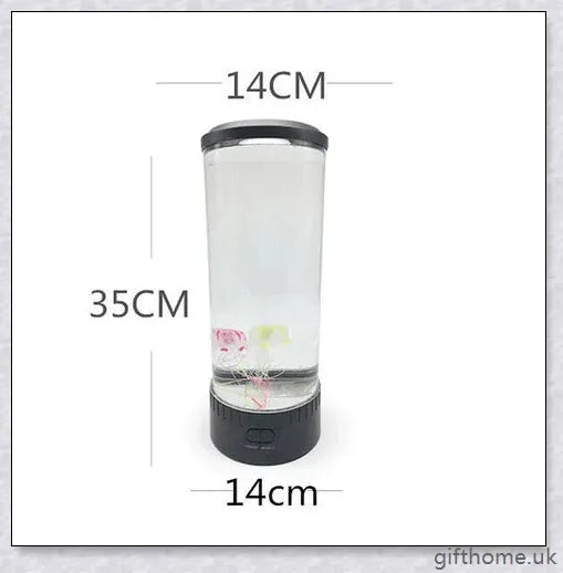 Bedside Hypnotic Jellyfish Lamp Aquarium with lifelike synthetic jellyfish and colour-changing LED lights for a calming and soothing ambience