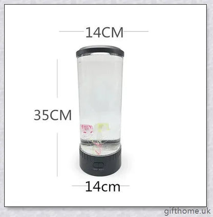 Bedside Hypnotic Jellyfish Lamp Aquarium with lifelike synthetic jellyfish and colour-changing LED lights for a calming and soothing ambience