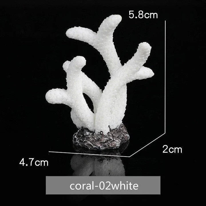 Premium silicone artificial aquatic life decorations in an aquarium, creating a mesmerizing underwater scene