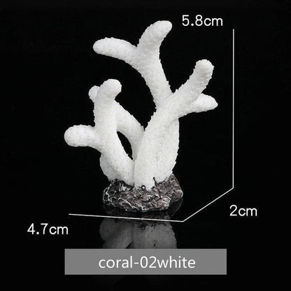 Premium silicone artificial aquatic life decorations in an aquarium, creating a mesmerizing underwater scene