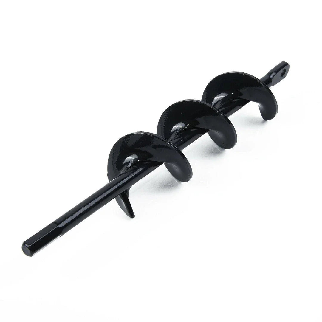 Premium heavy-duty garden soil auger drill bit made of alloy steel for effortless planting and digging in UK gardens