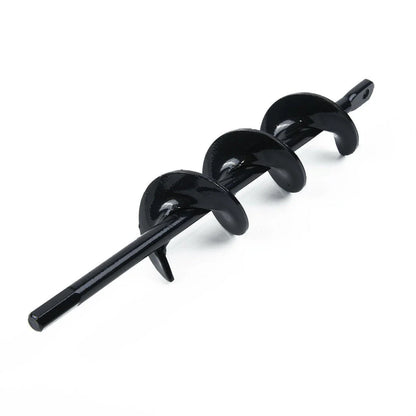 Premium heavy-duty garden soil auger drill bit made of alloy steel for effortless planting and digging in UK gardens