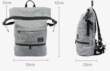 A high-capacity, versatile travel backpack made of durable canvas with a waterproof and breathable design, perfect for outdoor adventures.