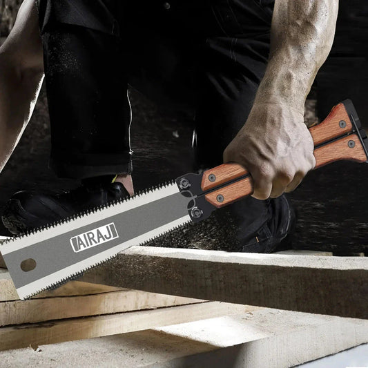 Precision Folding SK5 Steel Pocket Saw - Compact and Durable Woodworking Tool for Professionals and DIY Enthusiasts