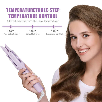 32mm Automatic Rotating Hair Curler with ceramic tourmaline technology for salon-quality curls