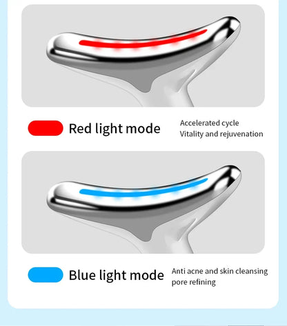 Premium skin tightening and facial massager with LED photon therapy to reduce wrinkles, tighten skin, and improve overall skin health