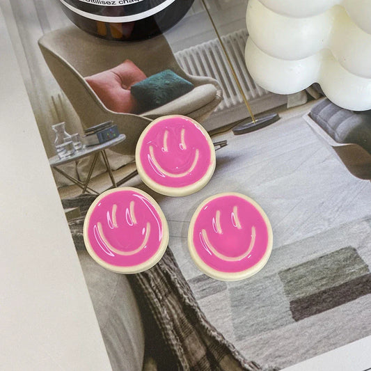 Cheerful Nordic-inspired refrigerator magnets with cartoon designs in various colours, made of high-quality resin for durability