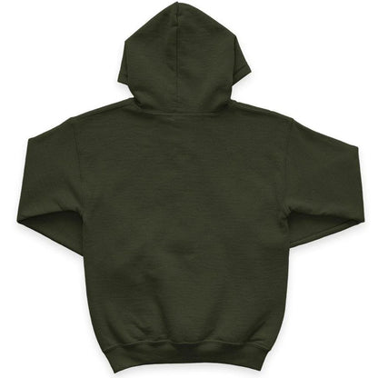 Kids' Constellation Stars Hoodie in Dark Gray Heather, made with premium Airlume cotton blend for cosy comfort