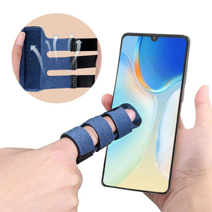 Premium Adjustable Finger Splint with Detachable Aluminium Bar for Customisable Support and Protection