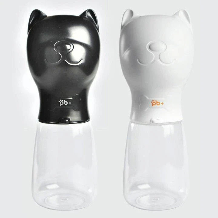 Premium outdoor dog feeding and water bottles in various sizes, featuring robust ABS construction and spill-proof design for hassle-free hydration and nourishment on the go.