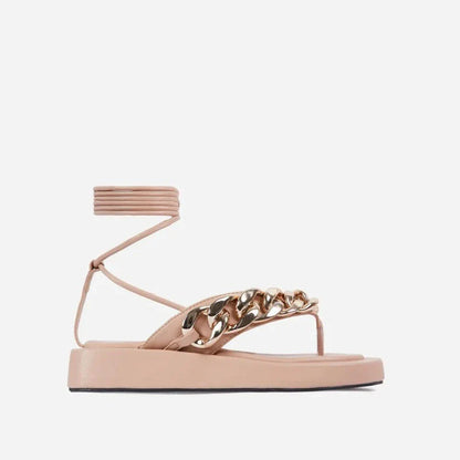 Stylish platform sandals in various colours for women, featuring a comfortable and non-slip design suitable for sizes 36-43 UK.