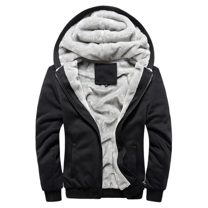 Premium padded velvet coat with thick insulating lining, available in various colours for stylish and sporty men in the UK
