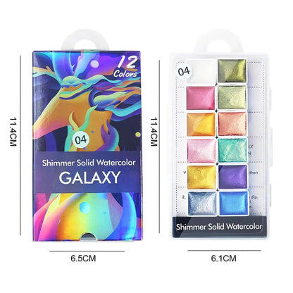 Sparkling iridescent, holographic, and chameleon nail art powder in various vibrant colours