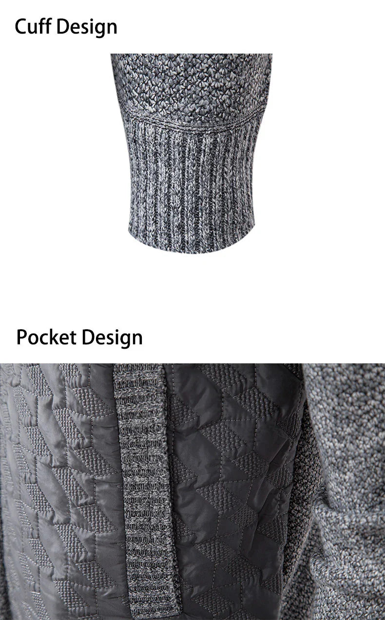 Premium slim-fit jacket with stand collar in a range of classic colours, made from high-quality chenille fabric for exceptional warmth and comfort.