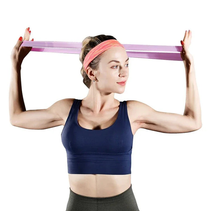 Premium multi-level resistance bands for full-body workouts, fitness, yoga, Pilates, and strength training in the UK