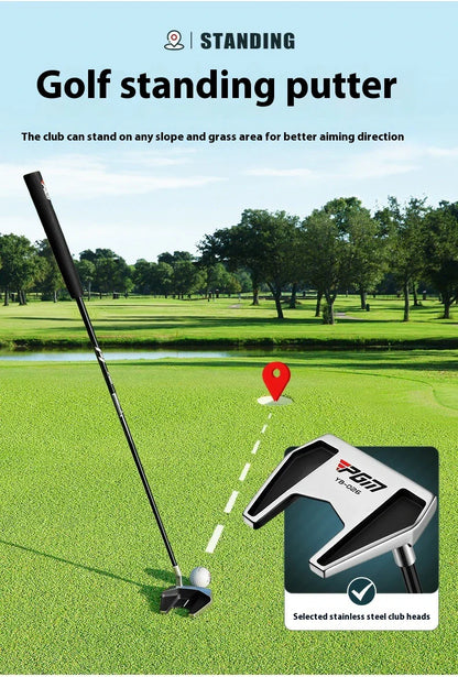 Premium golf putter with low centre of gravity for stable, consistent putting on the green