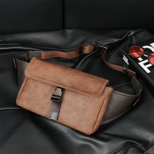 Premium quality large capacity shoulder bag in sleek black colour with latch closure and interior pockets, perfect for modern British lifestyle
