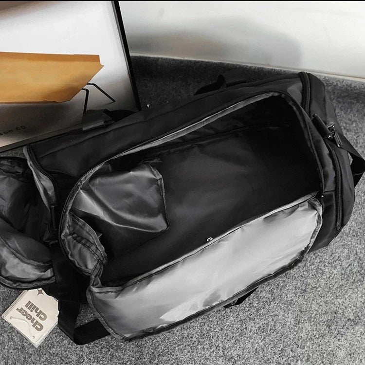 Premium Oxford cloth college backpack with spacious 36-55L capacity, water-resistant and breathable design, suitable for British university students