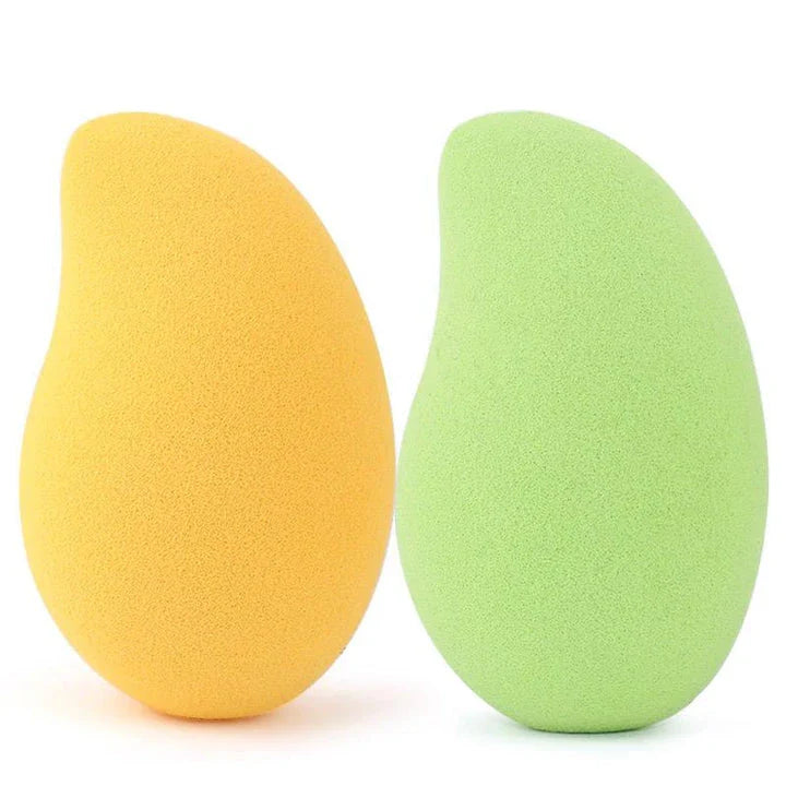 Premium Mango-Shaped Makeup Sponge for Seamless Blending and Flawless Makeup Application