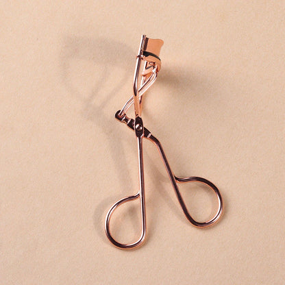 OVW 1PCS Eyelash Curler Clip in rose gold, designed for effortlessly curled and volumized lashes