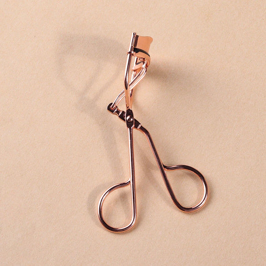 OVW 1PCS Eyelash Curler Clip in rose gold, designed for effortlessly curled and volumized lashes