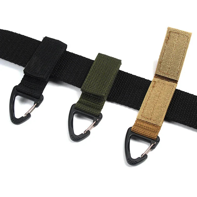 Versatile Nylon Gloves Holder with swivel buckle for hands-free outdoor utility