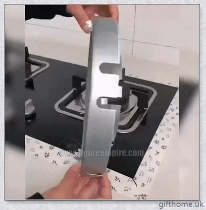 Premium gas stove flame diffuser with even flame distribution and anti-skid blades for fuel-efficient cooking