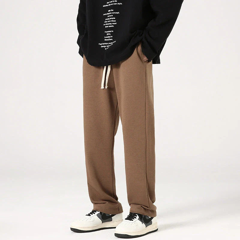 Premium loose-fit casual trousers in black, grey, and brown colours for everyday wear