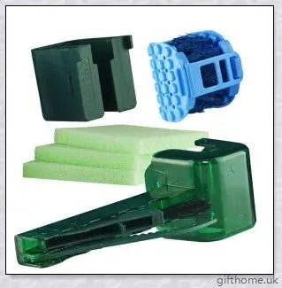 Premium bicycle chain cleaning set with tough, reusable scrubber brush for mountain bikes