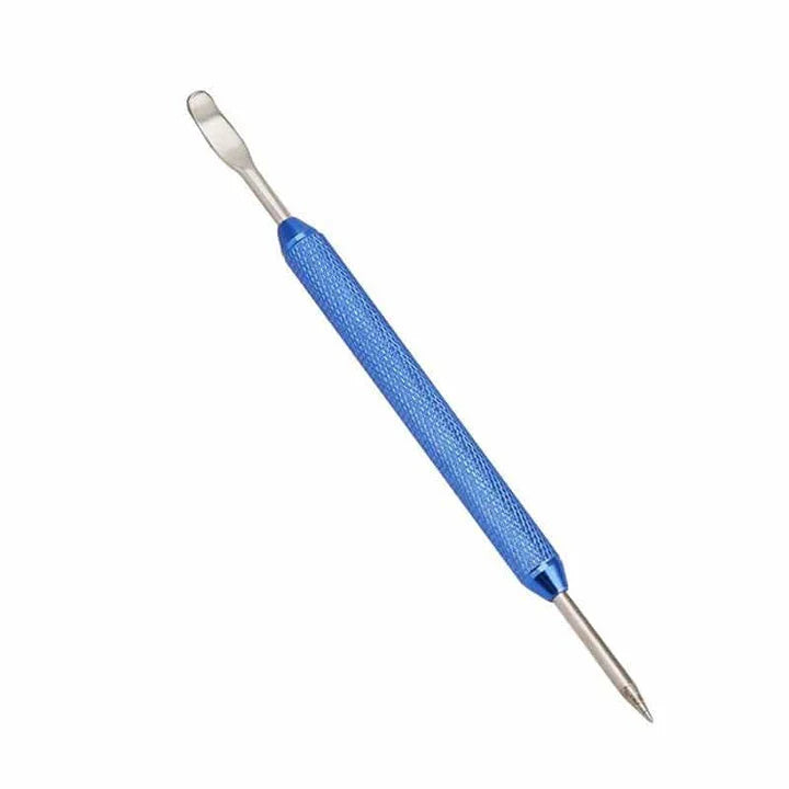 Premium stainless steel latte art pen with double-ended design for creating intricate coffee art patterns
