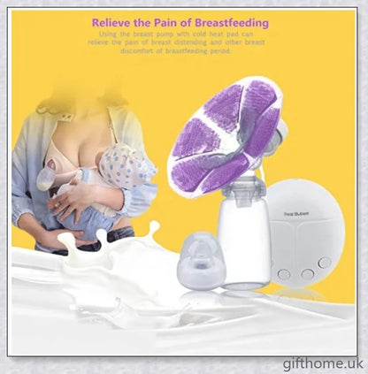 Premium electric double breast pump with hospital-grade design, soft massage cushions, and versatile power options for UK mothers
