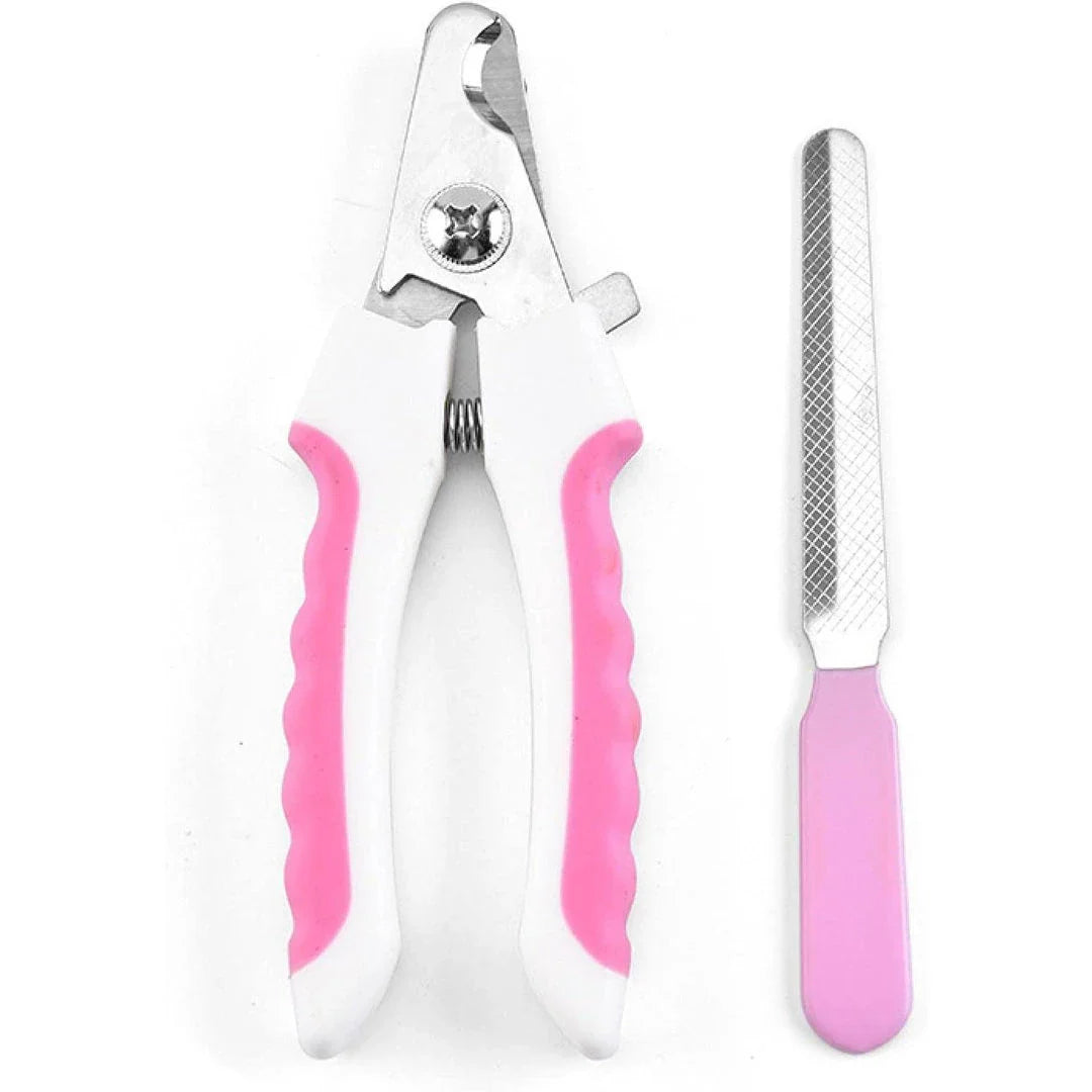 Premium pet nail clippers made of durable stainless steel with an ergonomic design for comfortable grooming of dogs and cats