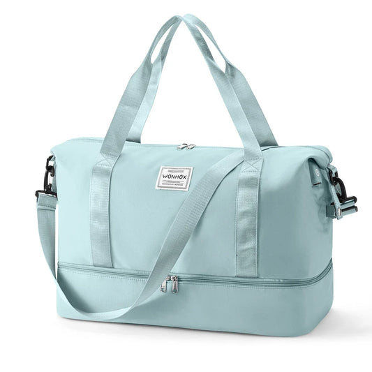 Large Expandable Travel Duffel Bag in Pink - A versatile and durable companion for any journey
