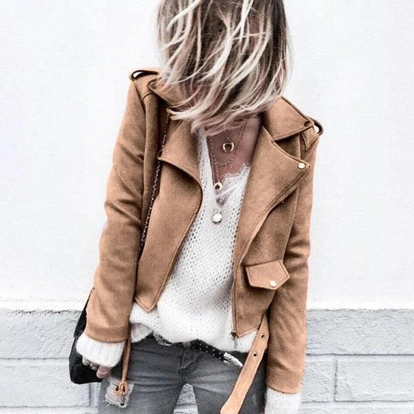 Premium suede jacket with slim British fit, available in various colours and sizes