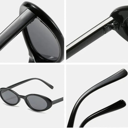 Stylish retro oval sunglasses for fashionable women with UV protection and photochromic lenses
