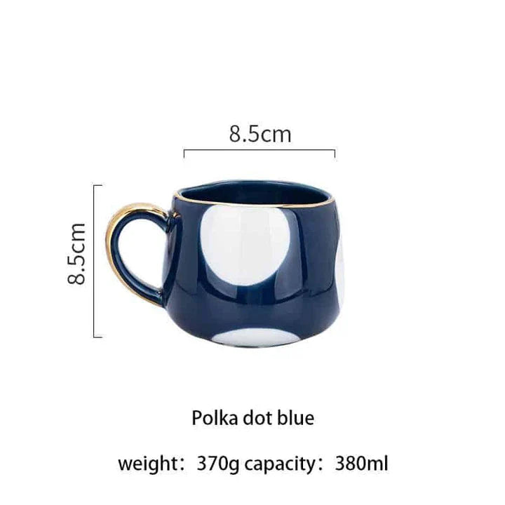 Cosy Style Ceramic Coffee Cup with Striped Pattern in Pastel Pink, Compact and Ergonomic Design for Comfortable Sipping
