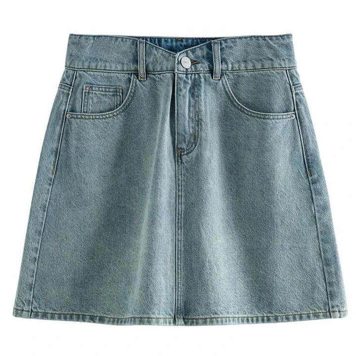 High Waist Denim Skirt for Women: Comfortable, Versatile, and Effortlessly Chic