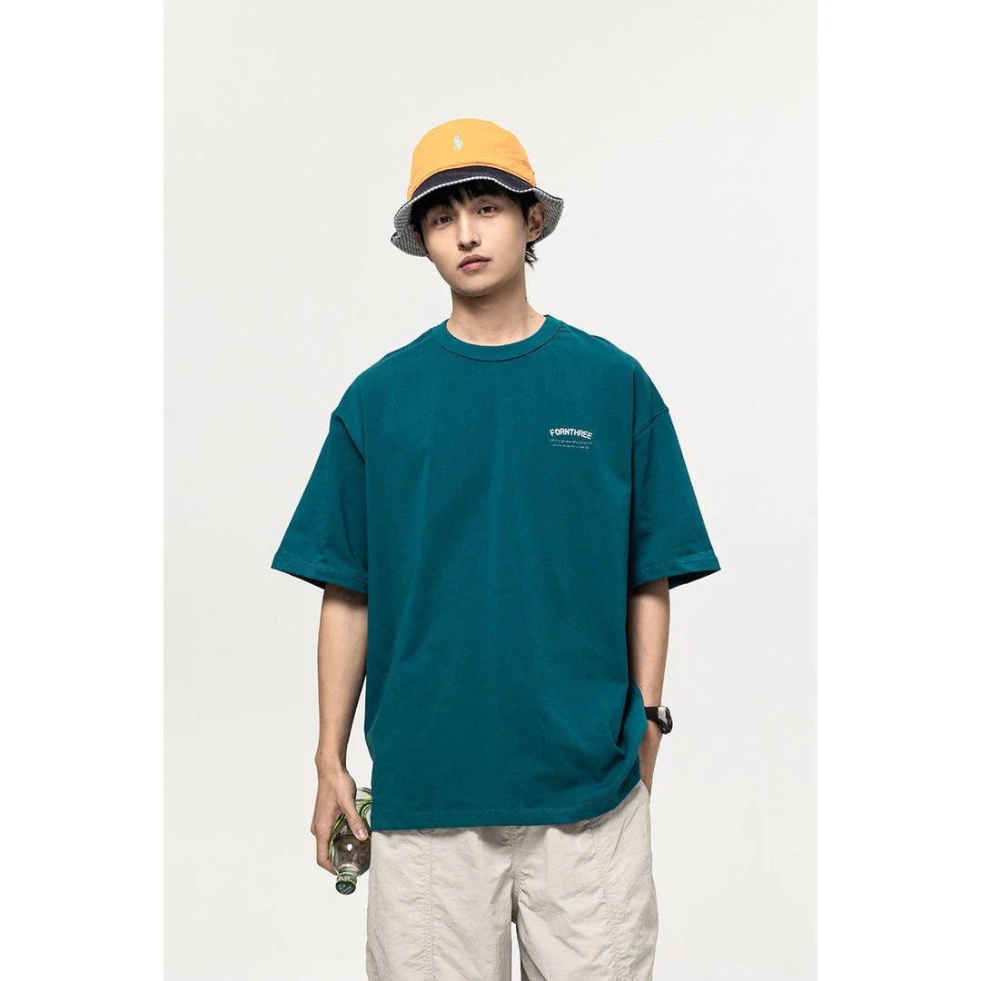 Retro university-inspired loose fit t-shirt in a range of classic colours, made with premium pure cotton fabric for exceptional comfort and style.
